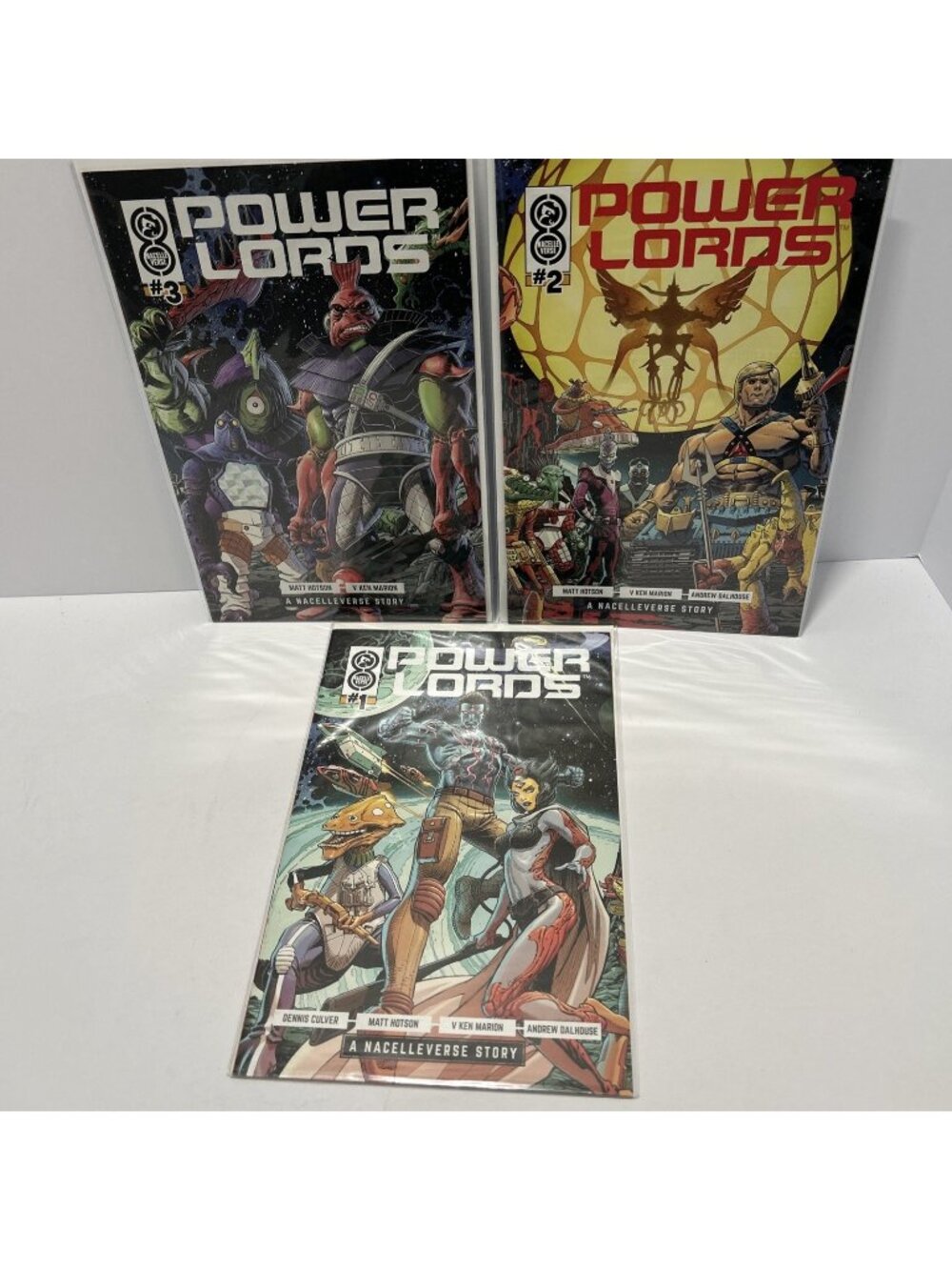 Power Lords #1-3 complete series NacelleVerse Oni Press High-Grade Comic Book
